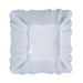 Assiette creuse carrée en carton laminé blanc  90x90mm H30mm-2000Pcs