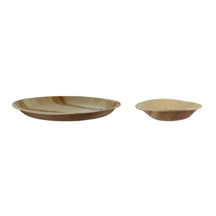 Coupelle ronde en palmier   H35mm 100ml-100Pcs