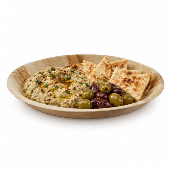 Assiette en feuille de palmier ronde Ø300mm H25mm - 100Pcs