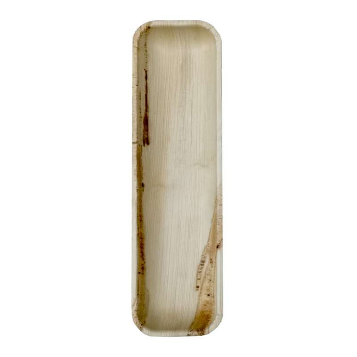 Plateau rectangulaire en palmier  325x90mm H25mm-50Pcs