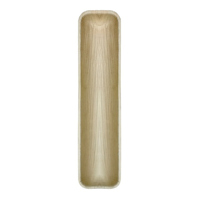 Plateau rectangulaire en palmier  410x90mm H25mm-100Pcs