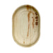 Plateau ovale en palmier  420x260mm H25mm-50Pcs
