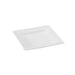Assiette carrée blanche en pulpe  160x160mm-500Pcs