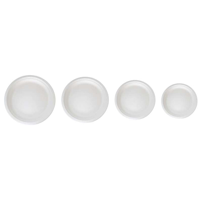 Assiette en pulpe ronde blanche Ø180mm - 1000Pcs