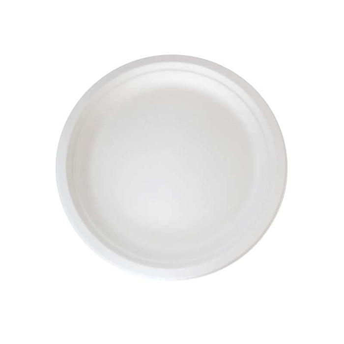 Assiette en pulpe ronde blanche Ø180mm - 1000Pcs