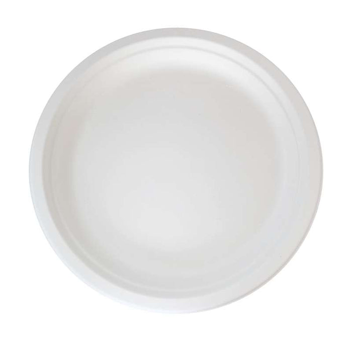 Assiette en pulpe blanche ronde Ø222mm - 500Pcs