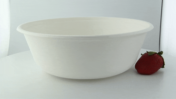 Bol pulpe géant rond blanc   H82mm 2400ml-100Pcs