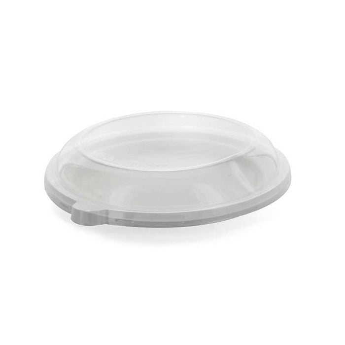 Couvercle plat transparent en plastique PET   H25mm-100Pcs