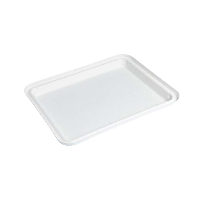 Petit couvercle plat carré en pulpe blanche 60x60mm - 200Pcs