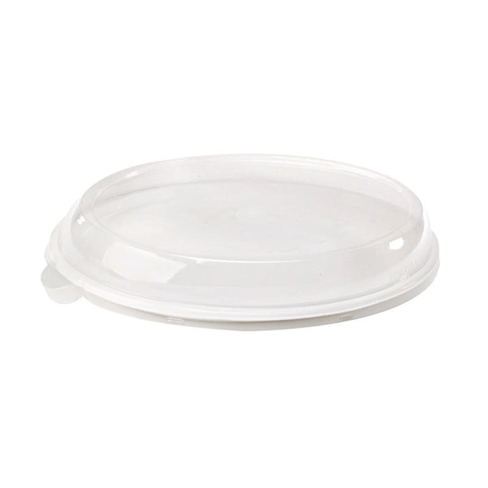Couvercle plat et oval transparent en plastique PET 260x190mm H40mm-500Pcs