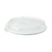 Couvercle plat et oval transparent en plastique PET 260x190mm H40mm-500Pcs