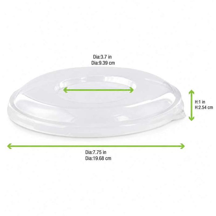 Couvercle PLA transparent-250Pcs