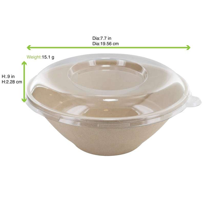 Couvercle plat transparent en plastique PET-250Pcs