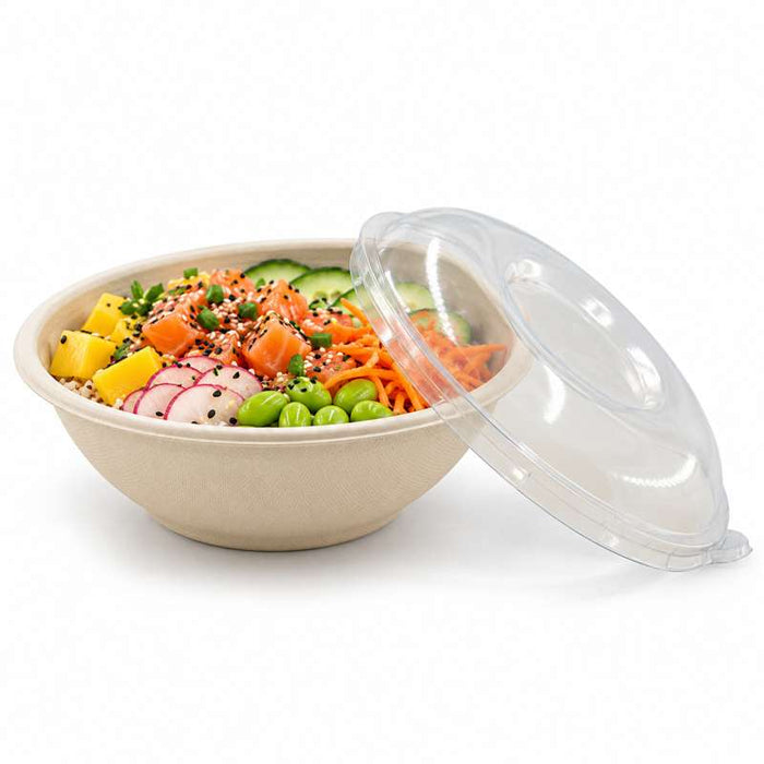 Couvercle plat transparent en plastique PET-250Pcs