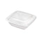 Couvercle plat transparent en plastique PET 205x205mm-300Pcs