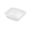Couvercle plat transparent en plastique PET 205x205mm-300Pcs