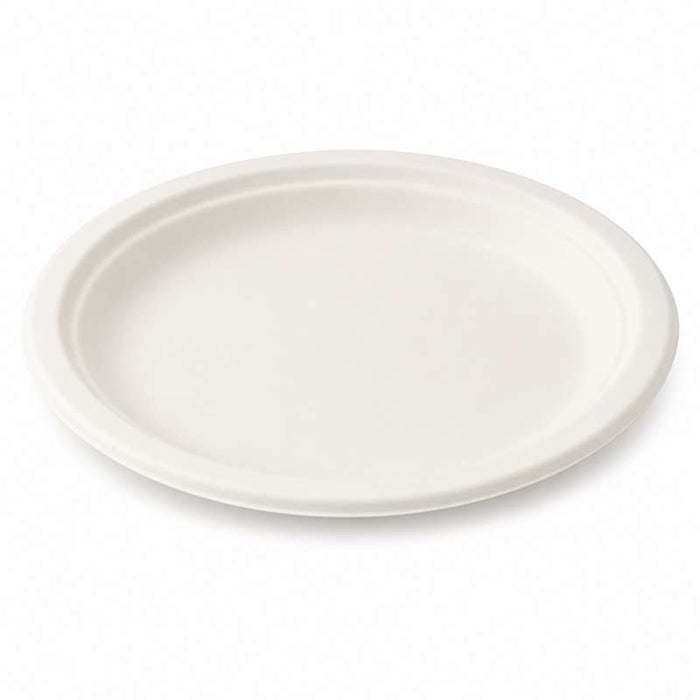 Assiette ovale blanche en pulpe  260x195mm H20mm-500Pcs