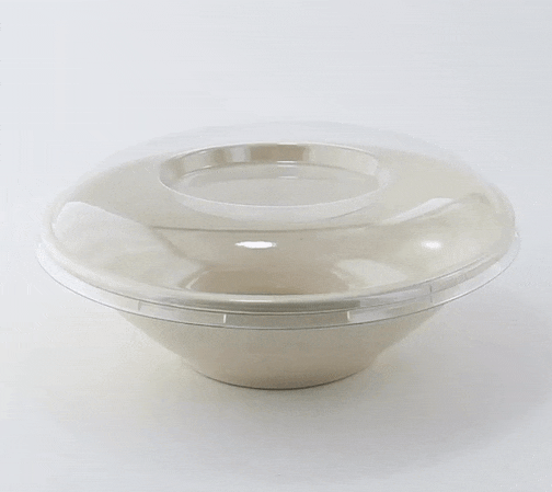 Bol rond brun en pulpe "Poke"   H49mm 700ml-250Pcs