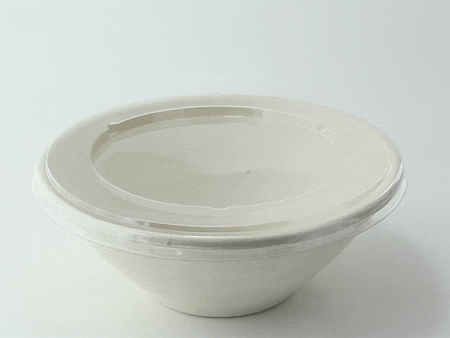 Bol rond brun en pulpe "Poke"   H76mm 1200ml-250Pcs