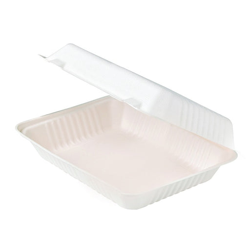Coquille blanche en pulpe 232x157mm H80mm 830ml-200Pcs