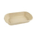 Boite rectangulaire brune en pulpe "Eco-Rec"  195x116mm H35mm 500ml-300Pcs