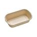 Boite rectangulaire brune en pulpe "Eco-Rec"  195x116mm H50mm 700ml-300Pcs