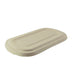 Couvercle plat rectangulaire brun en pulpe  269x139mm H16mm-250Pcs