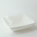 Saladier carré blanc en pulpe  195x195mm H45mm 750ml-300Pcs