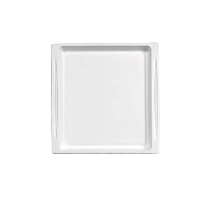Plateau pulpe blanc rectangulaire "Atlas" format 2/3 273x265mm H20mm - 200Pcs