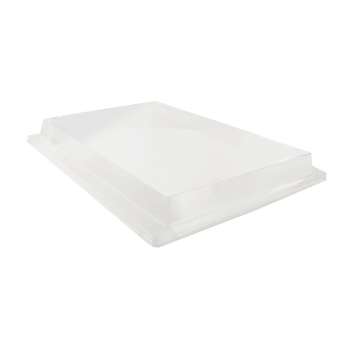 Couvercle plat transparent en plastique PET 380x280mm H40mm-50Pcs
