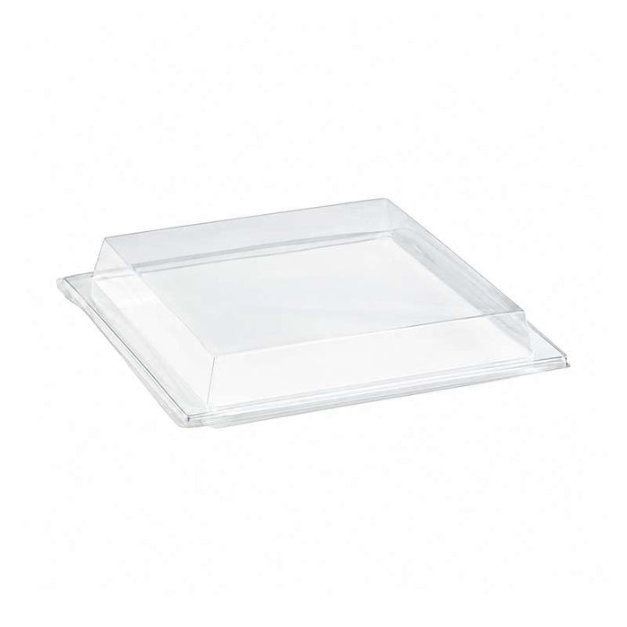 Couvercle plat transparent en plastique PET 275x265mm H33mm-200Pcs