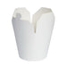 Pot carton blanc base ronde fermeture à fente  H120mm 1000ml - 500Pcs
