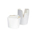 Pot carton blanc base ronde fermeture à boucle papillon  H59mm 230ml - 500Pcs
