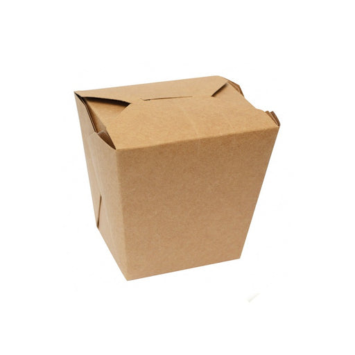 Pot carton rond kraft fermeture à fente 85x98mm H95mm 750ml - 500Pcs