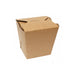 Pot carton rond kraft fermeture à fente 85x98mm H95mm 750ml - 500Pcs