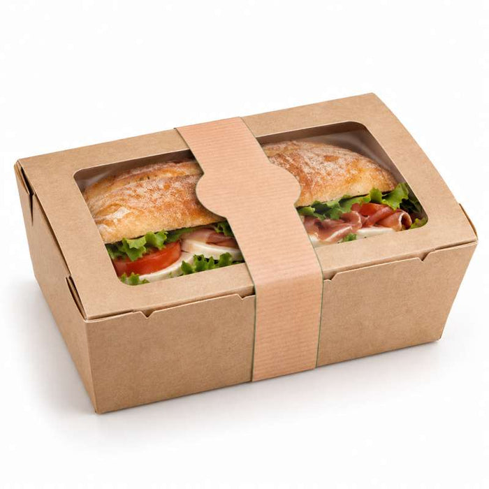 Bague autocollante papier kraft  200x40mm-500Pcs