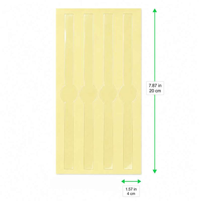 Bague autocollante transparente  200x40mm-500Pcs