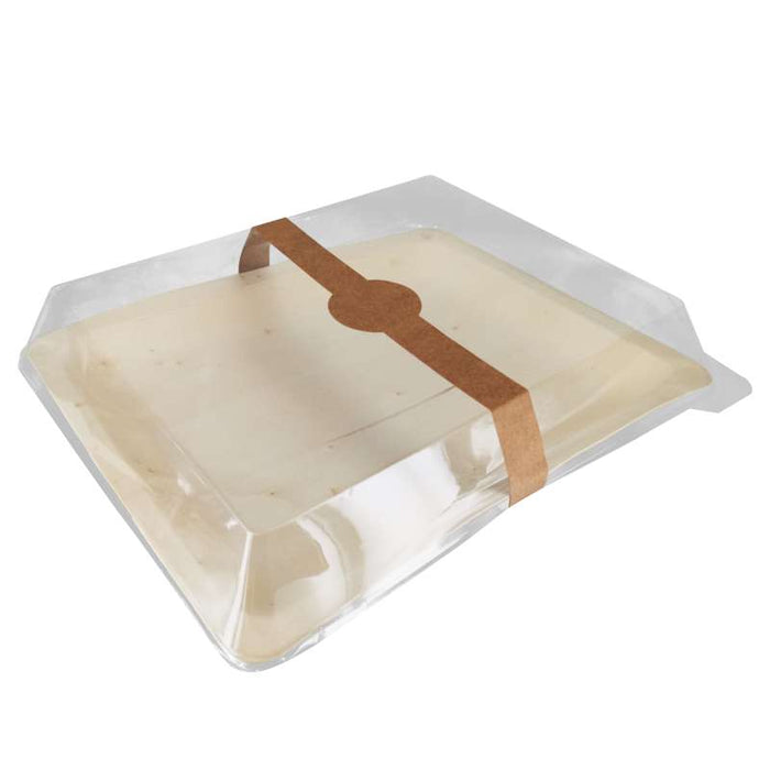 Assiette carrée en bois "Scandinavie"  115x115mm H17mm-250Pcs