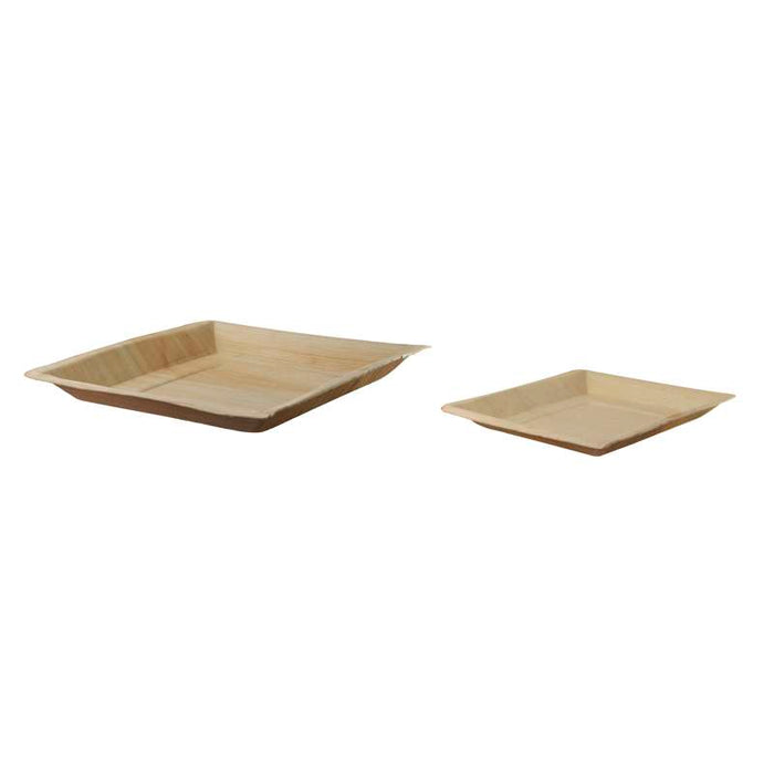 Assiette carrée en palmier  170x170mm H20mm-100Pcs