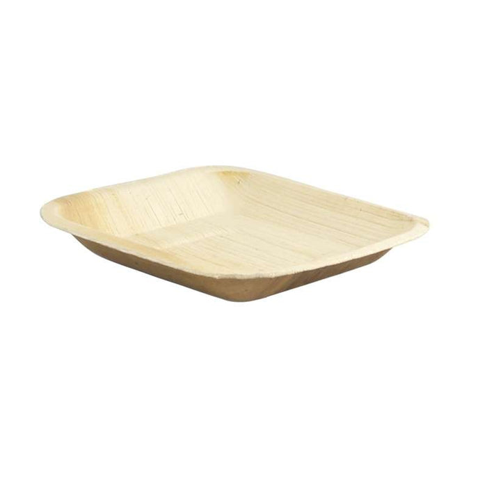 Assiette carrée en palmier  170x170mm H20mm-100Pcs