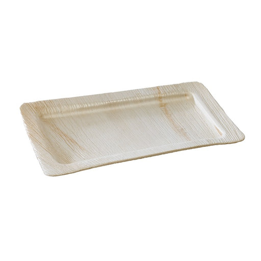 Assiette rectangulaire en palmier  240x160mm H25mm-100Pcs