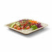 Assiette carrée en palmier  250x250mm H25mm-100Pcs