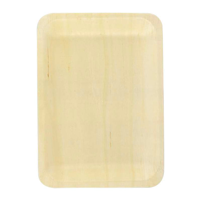 Plateau rectangulaire en bois "Scandinavie"  265x215mm H20mm-200Pcs