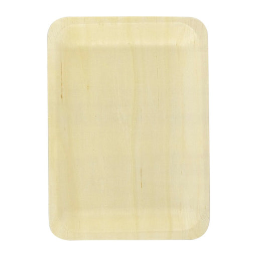 Plateau rectangulaire en bois "Scandinavie"  265x215mm H20mm-200Pcs