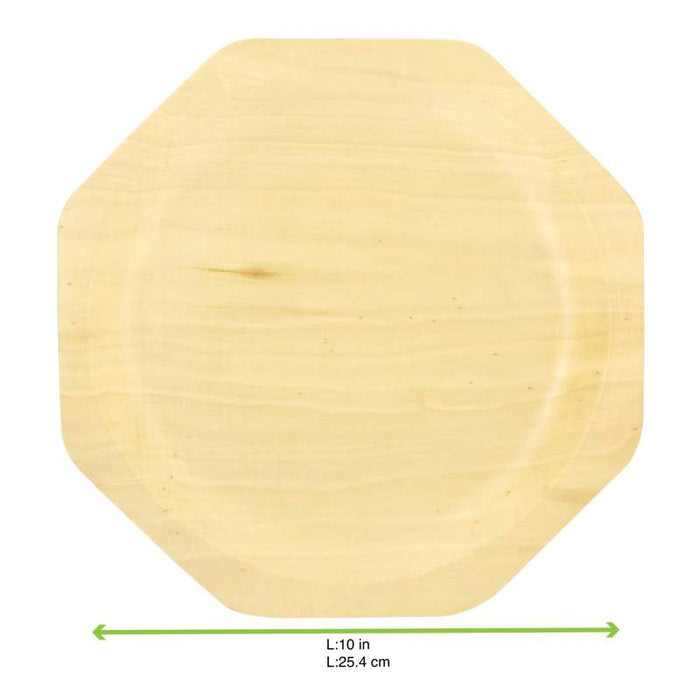 Assiette octogonale en bois "Scandinavie"  260x220mm-200Pcs