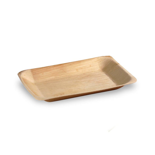 Assiette rectangulaire en palmier  280x180mm H15mm-100Pcs