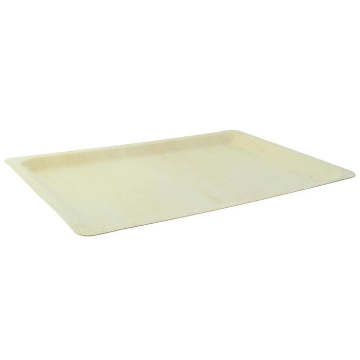 Plateau rectangulaire en bois "Scandinavie"  400x280mm H20mm-50Pcs