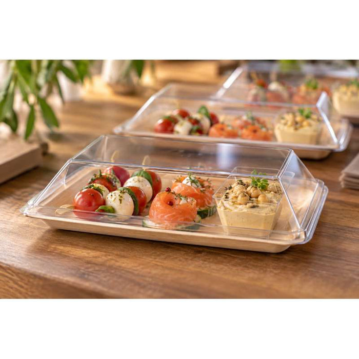 Couvercle Dôme Scandinavie transparent en plastique PET 190x140mm H20mm-500Pcs