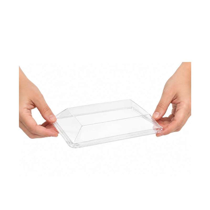 Couvercle Dôme Scandinavie transparent en plastique PET 190x140mm H20mm-500Pcs