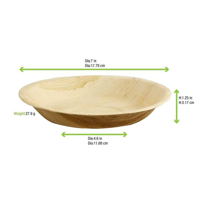 Bol rond en palmier   H35mm 425ml-100Pcs